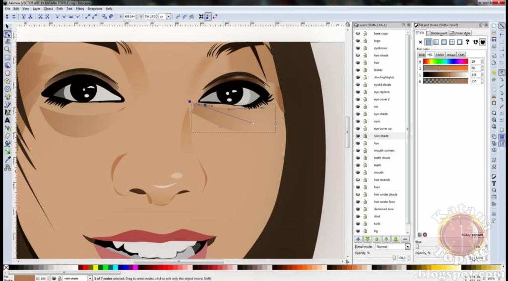 inkscape vector drawing